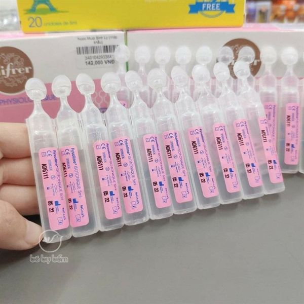 Nước muối sinh lý Fysoline hồng (Hộp 40 ống x 5ml)