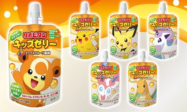 Thạch túi Taisho Lipovitan kids vị trái cây tổng hợp 125g (6M+)