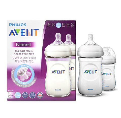 Bộ 2 bình sữa mô phỏng tự nhiên Philips Avent