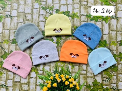 Mũ cotton sơ sinh CLO