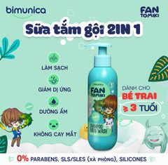 Sữa tắm gội 2in1 Fantomiki Boy 3Y+