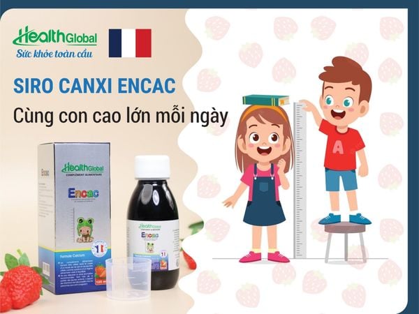 Siro Canxi hữu cơ cho bé Encac Health Global (Pháp)