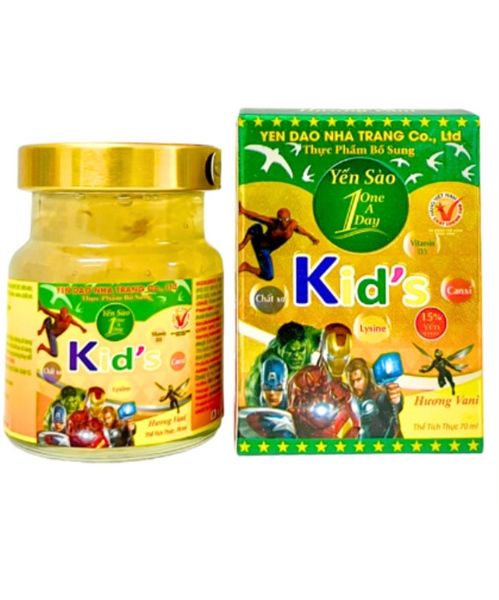 Yến Sào One a day kids hương Vani 15% hộp 70ml