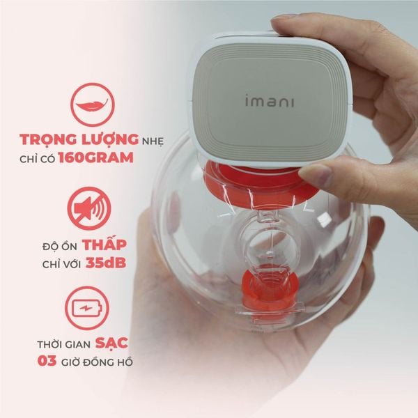 Máy hút sữa Imani Hàn Quốc (PLUS, With Dock, IBOX 2-in-1)