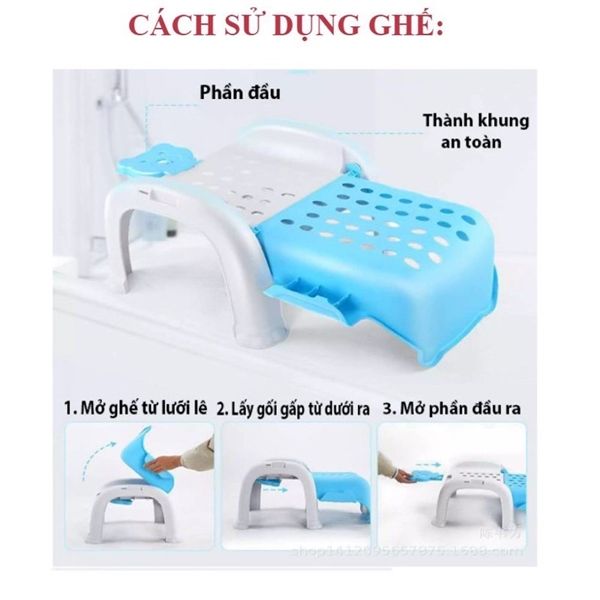 Ghế gội đầu đa năng cho bé