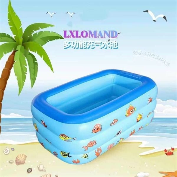 Bể bơi 3 tầng đại dương xanh