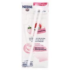 Sữa nước Nestle NutriStrong 180ml dâu trắng (vỉ 4 hộp)