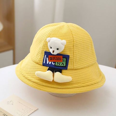 Mũ Vành chú gấu Vàng
