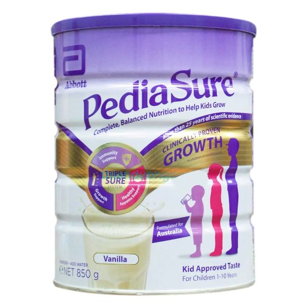 Sữa Pediasure Úc nắp tím 850g (1-10 tuổi)