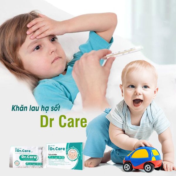 Khăn lau hạ sốt Dr.Care (0M+)
