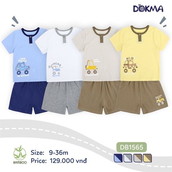 H.Bộ Cộc tay BT Vàng 12-18M