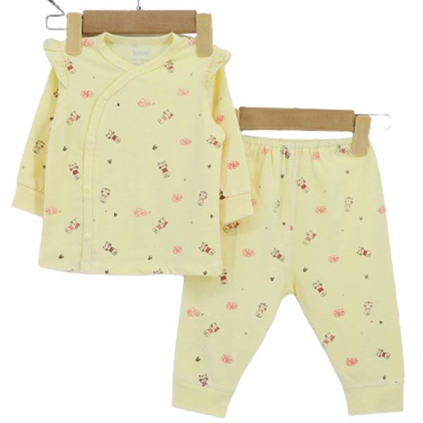 DSS Bộ sơ sinh cài lệch dài tay Judoby JB124 (1-3M)