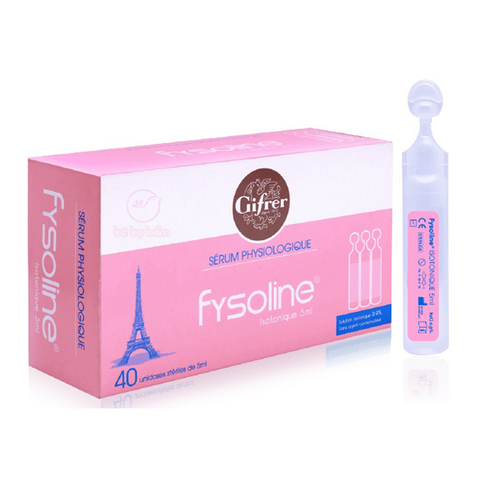 Nước muối sinh lý Fysoline hồng (Hộp 40 ống x 5ml)