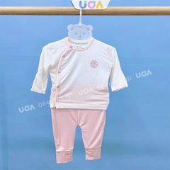 Bộ sơ sinh cài chéo Hrnee