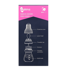 Bình tập ăn dặm Galena cam 90ml GA-BS01