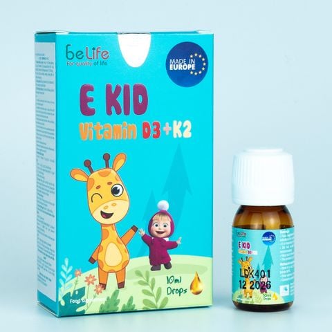 Vitamin D3K2 cho bé nhập khẩu Tây Ban Nha E Kid (0M+)