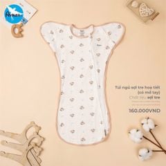 Chũn ngủ cho bé sợi tre có hoạ tiết Avaler