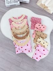 Bộ thun tăm cho bé size 12-14kg