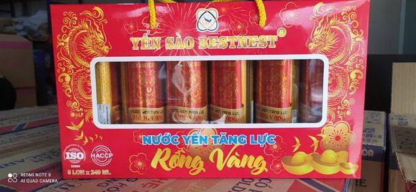 Xách nước yến tăng lực Bestnest (6 lon x 240ml)