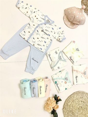 DSS Bộ sơ sinh cài lệch dài tay Avaslew (6-9M)