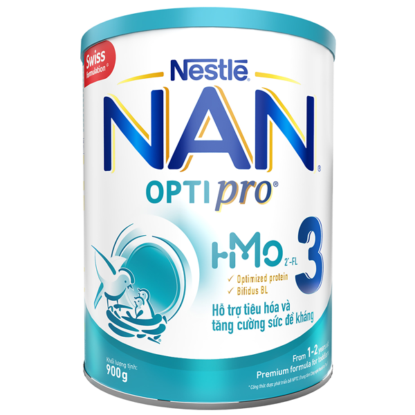 Sữa Nan Việt HMO số 3 - 900g (1-2 tuổi)
