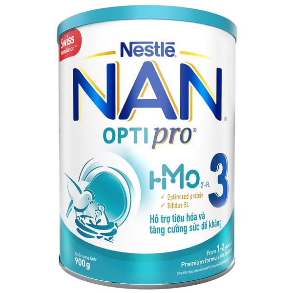 Sữa Nan Optipro HMO số 3 - 900g (1-2 tuổi)