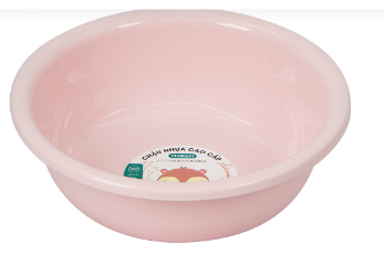 Chậu rửa mặt Hokori 3T9 - Hồng