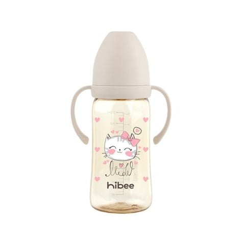 Bình sữa Mèo Hồng Hibee - 270ml