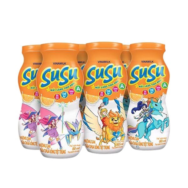 Sữa chua uống SuSu (lốc 6 chai)