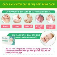 Khăn lau hạ sốt Dr.Care (0M+)