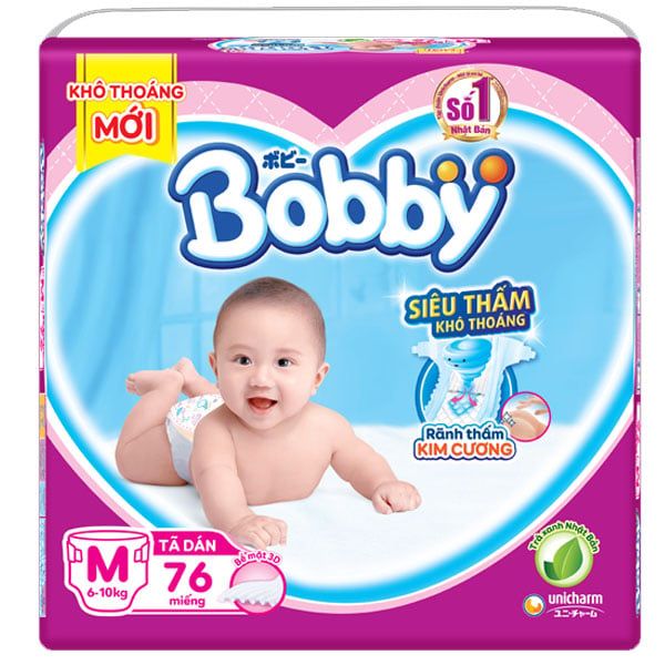Bỉm Bobby quần M76 (6-10kg)