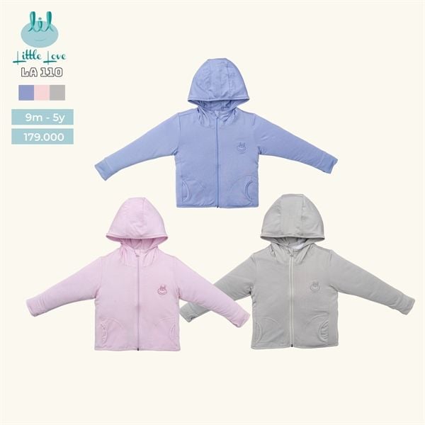 Áo chống nắng BT LIL LA110 Xanh size 2Y (11-13kg)
