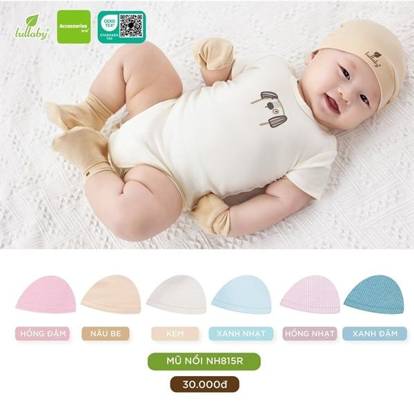Mũ nồi lullaby NH815R xanh nhạt