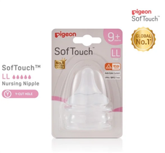 Núm ty silicone siêu mềm plus Pigeon WN3 (LL)