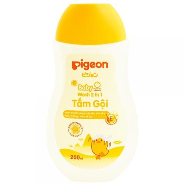 Sữa tắm gội Pigeon 200ml (mẫu mới)