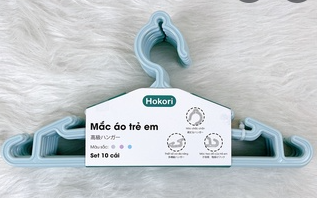 Mắc áo trẻ em Hokori 2830 (10 cái)