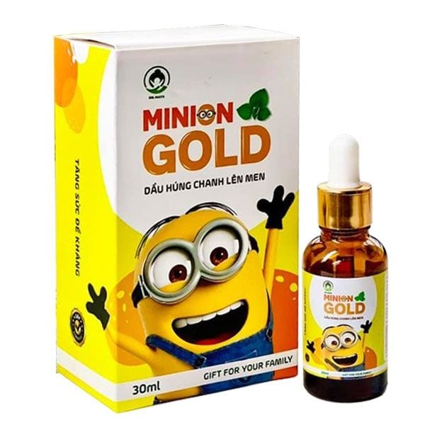 Dầu húng chanh lên men Minion Gold 30ml (0M+)