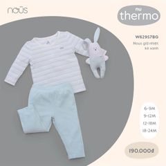 Đ.QATT Bộ giữ nhiệt Nous kẻ xanh