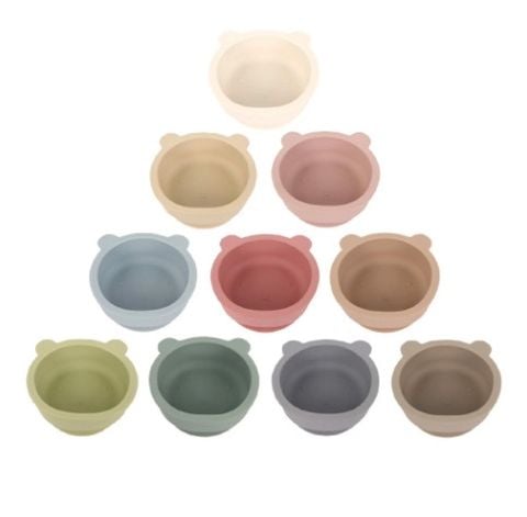 Bát chống lật Silicone Tobe