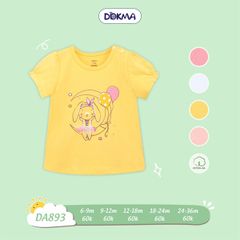 Áo cài vai cộc tay bé gái DA893 (6-9M)