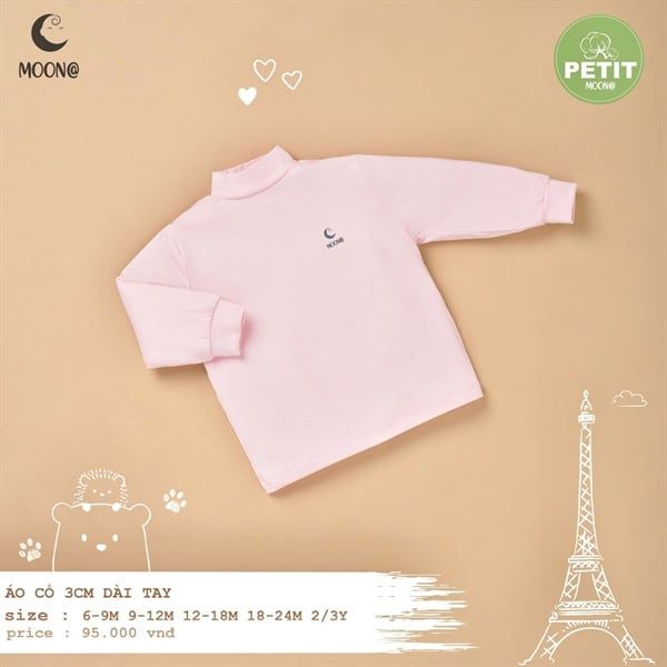 Áo giữ nhiệt Pettit Lullaby Hồng (6-9M)