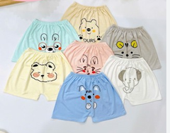 Quần đùi cho bé hình mông thú, chất cotton thoáng mát