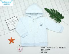 Áo khoác mũ kéo khóa Dokma DA398 CLO
