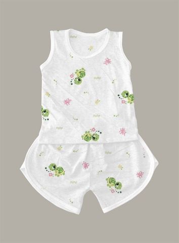 Bộ Ba lỗ IQ BABY Rùa Hồng