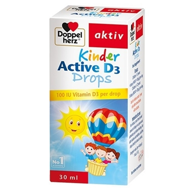 Vitamin D3 Drops Doppelherz 30ml cho bé (1Y+)