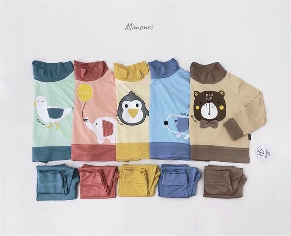 Bộ giữ nhiệt dài tay hình thú Xanh dương (Size 80)