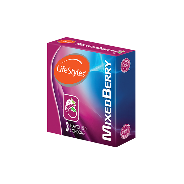 BCS LifeStyles Mixed Berry (3c/hộp)