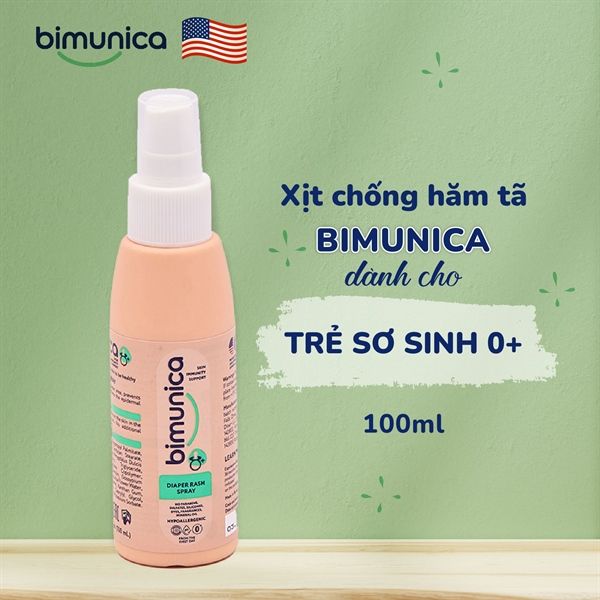 Xịt chống hăm Bimunica 0m+