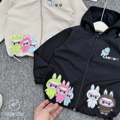 Áo khoác gió lót nỉ Labubu cho bé (Mẫu mới đẹp)