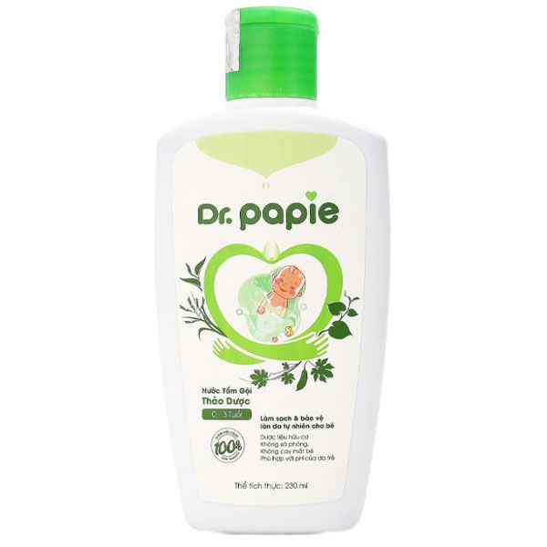 Sữa tắm gội thảo dược Dr.Papie 250ml